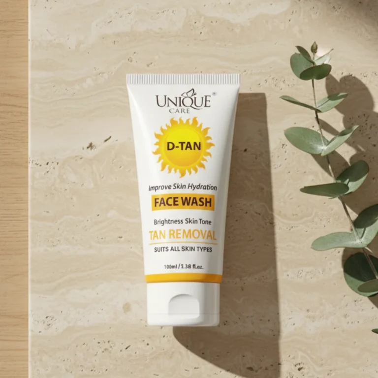 unique care d-tan face wash